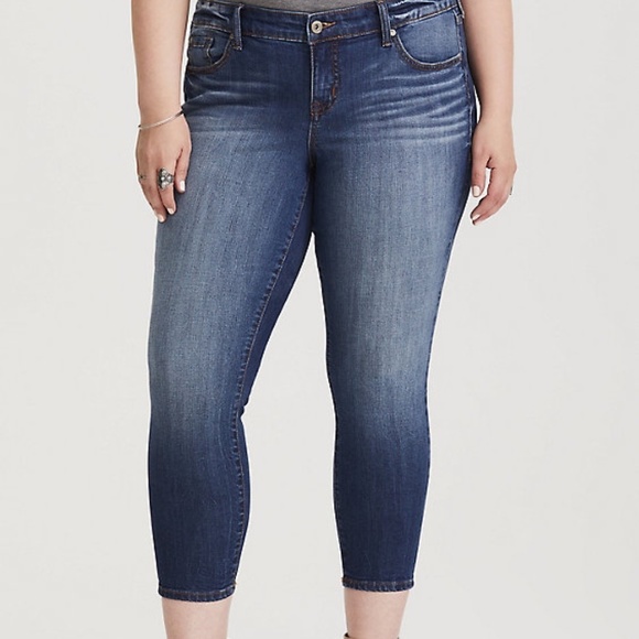 Torrid Skinny Fit Crop Jean Size 20 - Picture 1 of 1